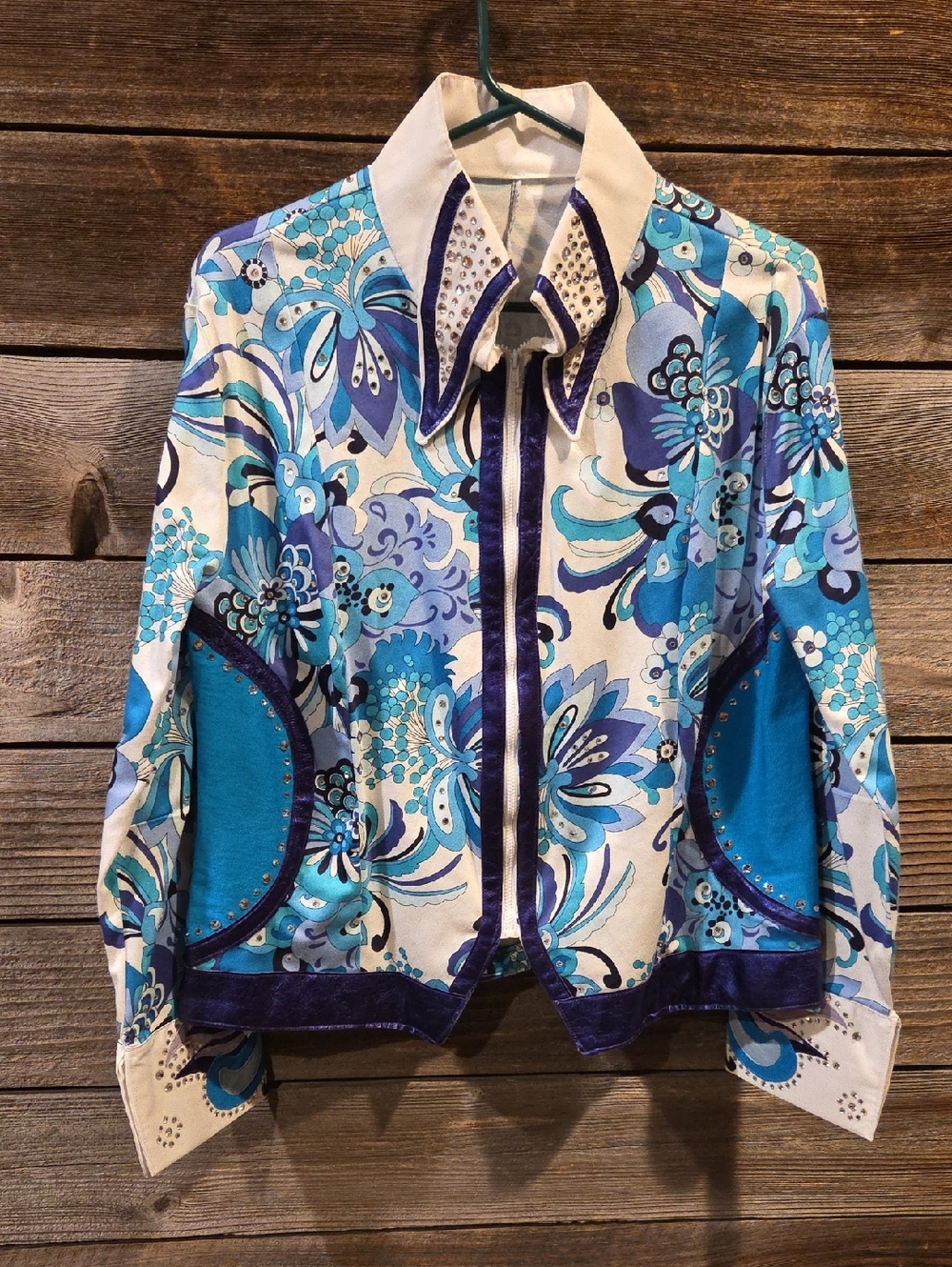 Western Equestrian Show Shirt Size XL